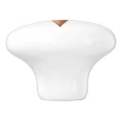 Roze Sakura Ijs Wafel Hoorn Keramische Knop (Zijkant)