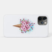 Roze Sakura Ijs Wafel Kegel Case-Mate iPhone Case (Achterkant (horizontaal))