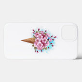 Roze Sakura Ijs Wafel Kegel Case-Mate iPhone Case (Achterkant (horizontaal))