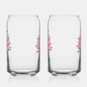 Roze Sakura Ijs Wafelhoorn Blikvorm Glas (Links)