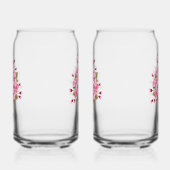 Roze Sakura Ijs Wafelhoorn Blikvorm Glas (Rechts)