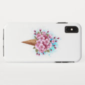 Roze Sakura Ijs Wafelhoorn Case-Mate iPhone Case (Achterkant (horizontaal))