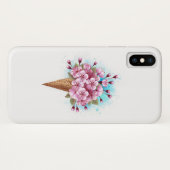 Roze Sakura Ijs Wafelhoorn Case-Mate iPhone Case (Achterkant (horizontaal))