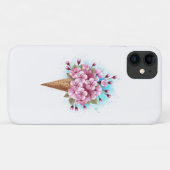 Roze Sakura Ijs Wafelhoorn Case-Mate iPhone Case (Achterkant (horizontaal))