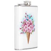 Roze Sakura Ijs Wafelhoorn Heupfles (Rechts)