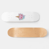 Roze Sakura Ijs Wafelhoorn Persoonlijk Skateboard (Horizontaal)