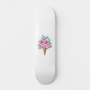 Roze Sakura Ijs Wafelhoorn Persoonlijk Skateboard