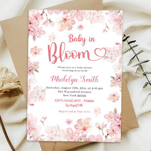 Roze Sakura Kersenbloesem Baby in Bloei Kaart