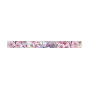 Roze Sakura op geschilderde achtergrond