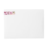 Roze Sakura op geschilderde achtergrond (Voorkant)