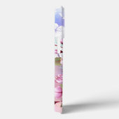 Roze Sakura op geschilderde achtergrond Case-Mate iPhone Case (Achterkant / Rechts)
