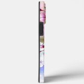 Roze Sakura op geschilderde achtergrond Case-Mate iPhone Case (Achterkant / Rechts)