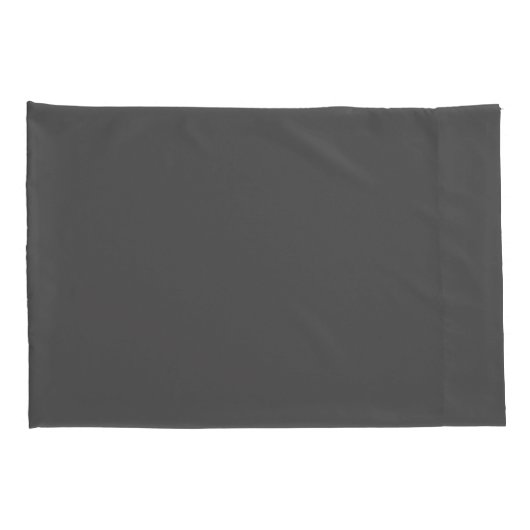 Roze Sakura op Gray Pair van Pillowcases Kussensloop (Achterkant-Rechts)