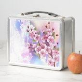 Roze Sakura op het schilderen Achtergrond (In situ)