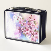 Roze Sakura op het schilderen Achtergrond (Achterkant)