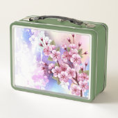 Roze Sakura op het schilderen Achtergrond (Achterkant)