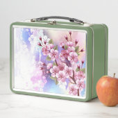 Roze Sakura op het schilderen Achtergrond (In situ)