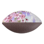 Roze Sakura op het schilderen Achtergrond American Football (Gedraaid 90)