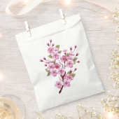 Roze Sakura op het schilderen Achtergrond Bedankzakje (Geknipt)