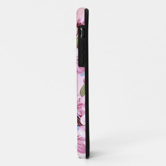 Roze Sakura op het schilderen Achtergrond Case-Mate iPhone Case (Achterkant/links)