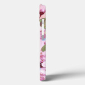 Roze Sakura op het schilderen Achtergrond Case-Mate iPhone Case (Achterkant / Links)