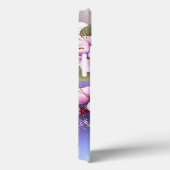 Roze Sakura op het schilderen Achtergrond Case-Mate iPhone Case (Achterkant / Rechts)