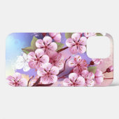 Roze Sakura op het schilderen Achtergrond Case-Mate iPhone Case (Achterkant (horizontaal))