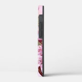 Roze Sakura op het schilderen Achtergrond Case-Mate iPhone Case (Achterkant / Links)