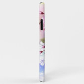 Roze Sakura op het schilderen Achtergrond Case-Mate iPhone Case (Achterkant/rechts)