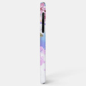 Roze Sakura op het schilderen Achtergrond Case-Mate iPhone Case (Achterkant/links)