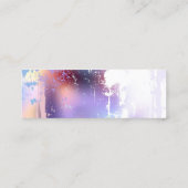 Roze Sakura op het schilderen Achtergrond Contactkaartje (Achterkant)