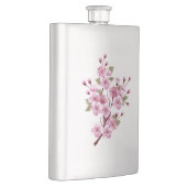 Roze Sakura op het schilderen Achtergrond Flacon (Rechts)