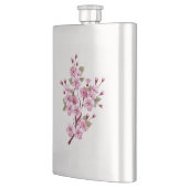 Roze Sakura op het schilderen Achtergrond Flacon (Links)