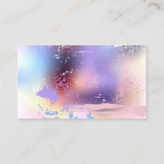 Roze Sakura op het schilderen Achtergrond Kortingskaartje (Achterkant)