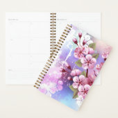 Roze Sakura op het schilderen Achtergrond Planner (Display)