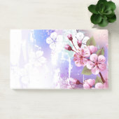 Roze Sakura op het schilderen Achtergrond Post-it® Notes (Kantoor)