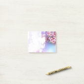 Roze Sakura op het schilderen Achtergrond Post-it® Notes (Op bureau)