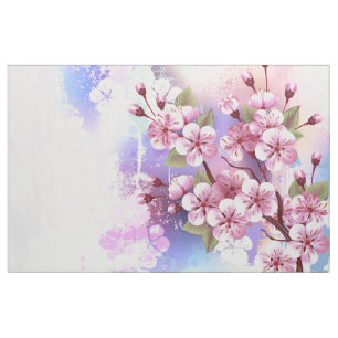 Roze Sakura op het schilderen Achtergrond Stof