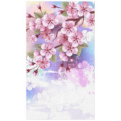Roze Sakura op het schilderen Achtergrond Tafelkleed (Voorkant)