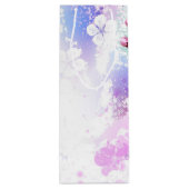 Roze Sakura op het schilderen Achtergrond Wijn Cadeautas (Achterkant)