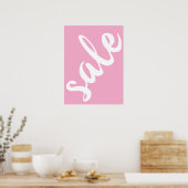 Roze Sale Sign, 18x24 Spring Summer Season Sale Poster (Keuken)