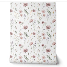 Roze Salie Groene Aquarel Wilde Bloem