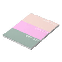Roze Salie Kleurblok Gestreepte Takenlijst