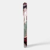 Roze Salie Marmer Hoestelcase Goud Abstract Case-Mate iPhone Case (Achterkant / Links)