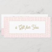 Roze Salon Spa Cadeaubon (Voorkant / Achterkant)