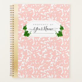 Roze samenstelling planner