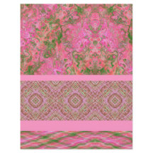 Roze Sampler Scrapbook Papier 2-zijdige Pagina