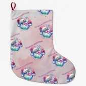 ROZE SANTA KOUSEN STYLEDBYTRREAL GROTE KERSTSOK (Voorkant)