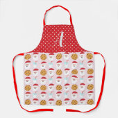 Roze Santa Milk en Schort van koekjes, middelgroot (Voorkant)