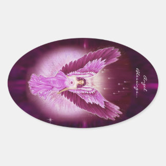 Roze Sapphire Angel Blessings Stickers